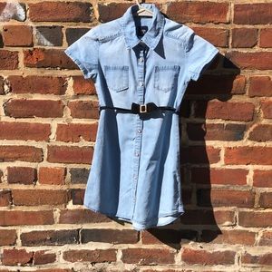 Girls ( size 7/8) *ROUTE 66* Denim shirt dress